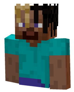 Blue skin: bust render