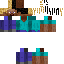 Blue skin: raw texture render