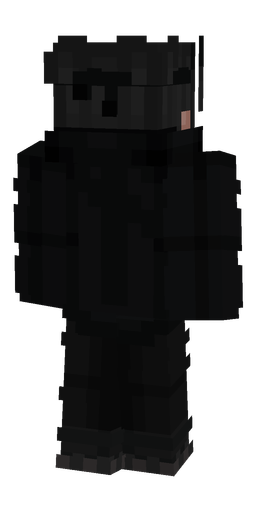 Black skin: body, back render
