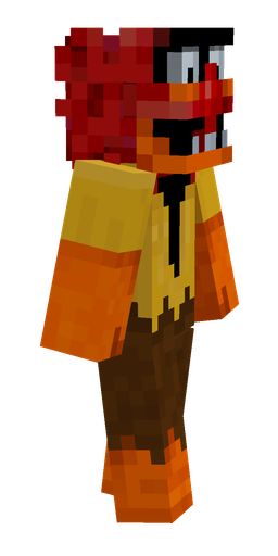 Brown skin: body, right side render