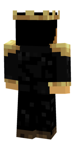 Black skin: body, back render