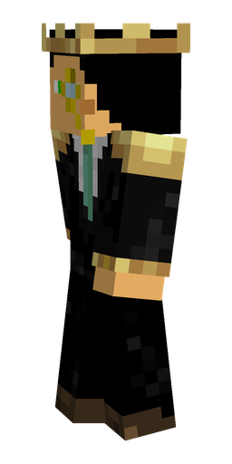 Black skin: body, left side render