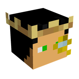 Black skin: head render