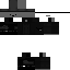Black skin: raw texture render