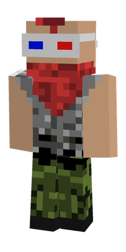 Black skin: body, front render
