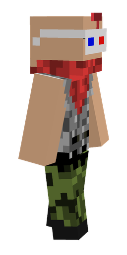 Black skin: body, right side render