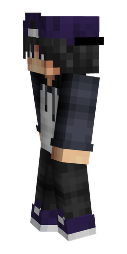 Black skin: body, left side render