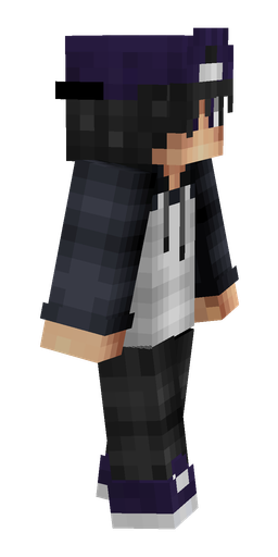 Black skin: body, right side render