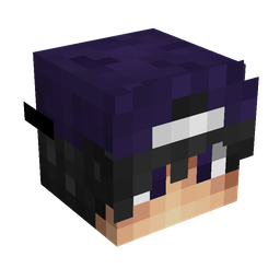 Black skin: head render