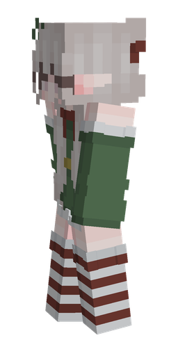 Gray skin: body, left side render