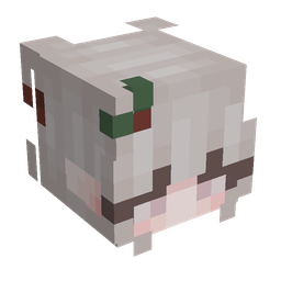 Gray skin: head render