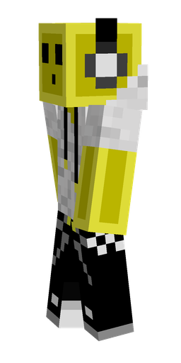 Black skin: body, left side render