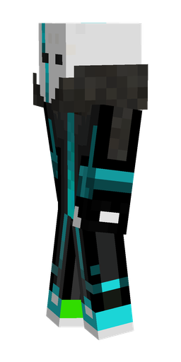 Black skin: body, left side render