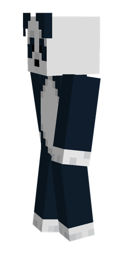 Blue skin: body, left side render