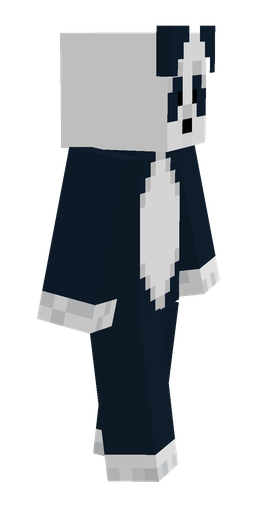 Blue skin: body, right side render