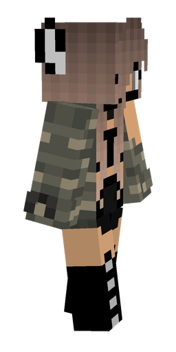 Black skin: body, right side render