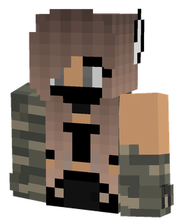 Black skin: bust render