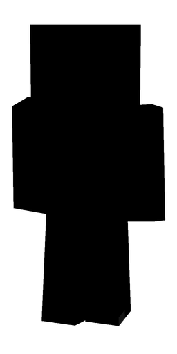 Black skin: body, back render