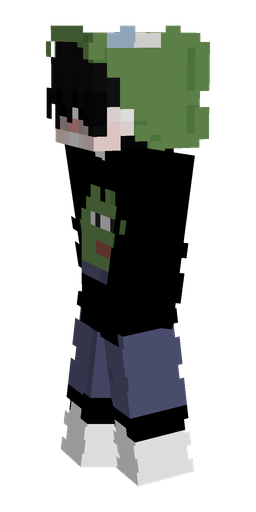 Black skin: body, left side render