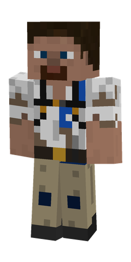 Black skin: body, front render