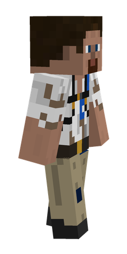 Black skin: body, right side render