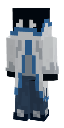 Blue skin: body, front render