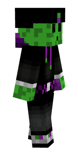 Black skin: body, right side render