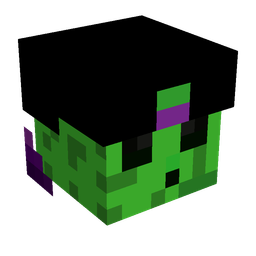 Black skin: head render