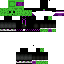 Black skin: raw texture render