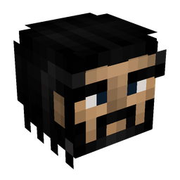 Black skin: head render
