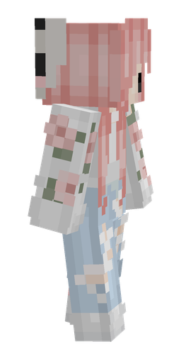 Blue skin: body, right side render