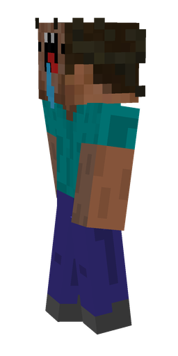 Black skin: body, left side render