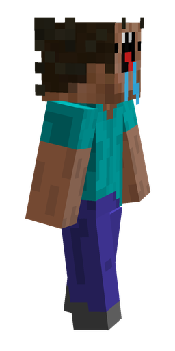 Black skin: body, right side render