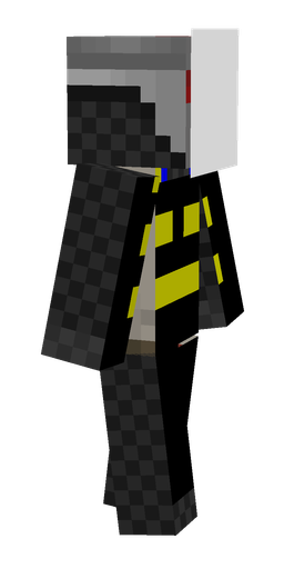 Black skin: body, right side render