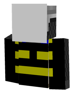 Black skin: bust render