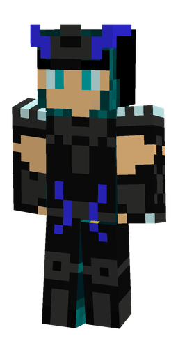 Black skin: body, front render