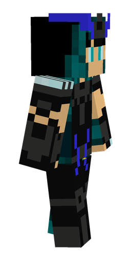 Black skin: body, right side render
