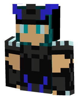 Black skin: bust render