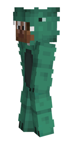 Green skin: body, left side render
