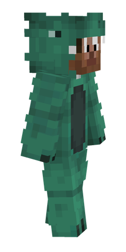 Green skin: body, right side render