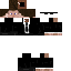 Black skin: raw texture render