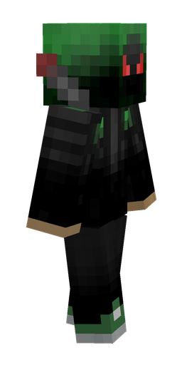 Black skin: body, right side render