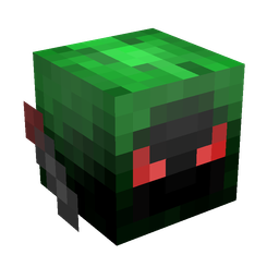 Black skin: head render