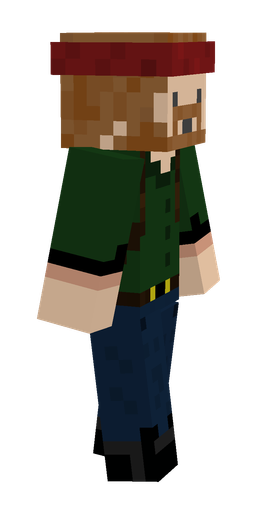 Black skin: body, right side render