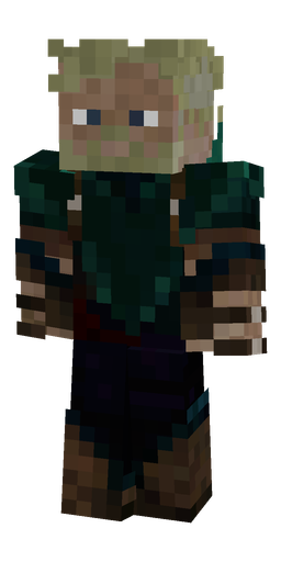 Black skin: body, front render