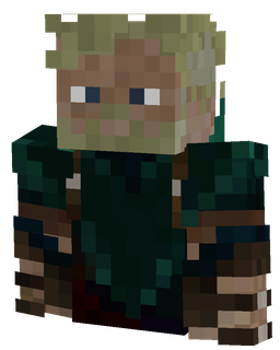 Black skin: bust render