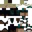 Black skin: raw texture render