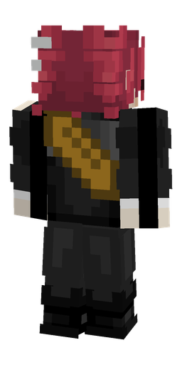 Black skin: body, back render