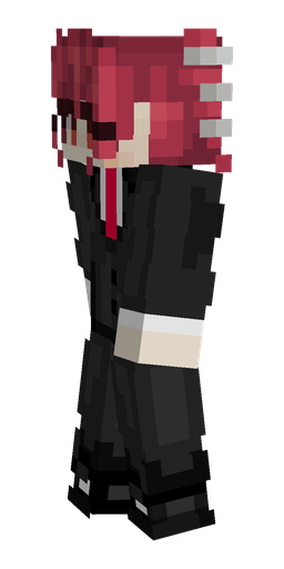 Black skin: body, left side render