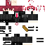 Black skin: raw texture render